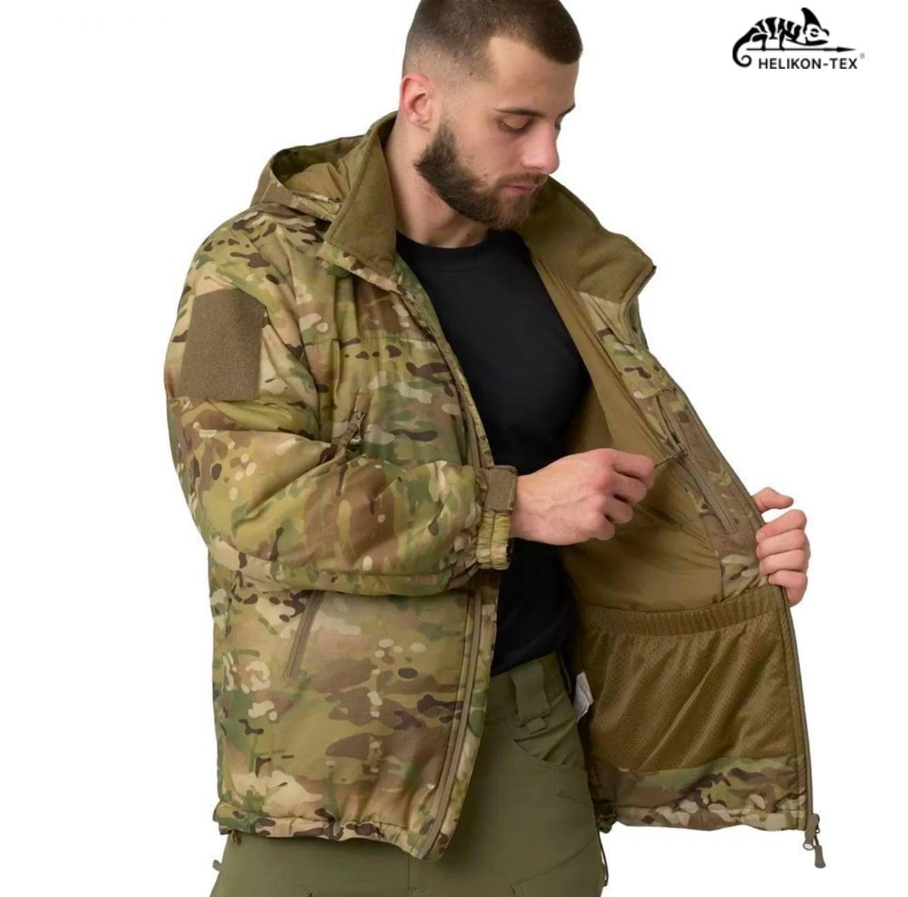 Куртка зимняя Helikon Level 7 Climashield Apex Multicam