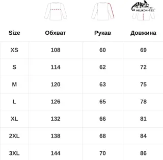 Флісова кофта Helikon Patriot Black 390 г/ M7)