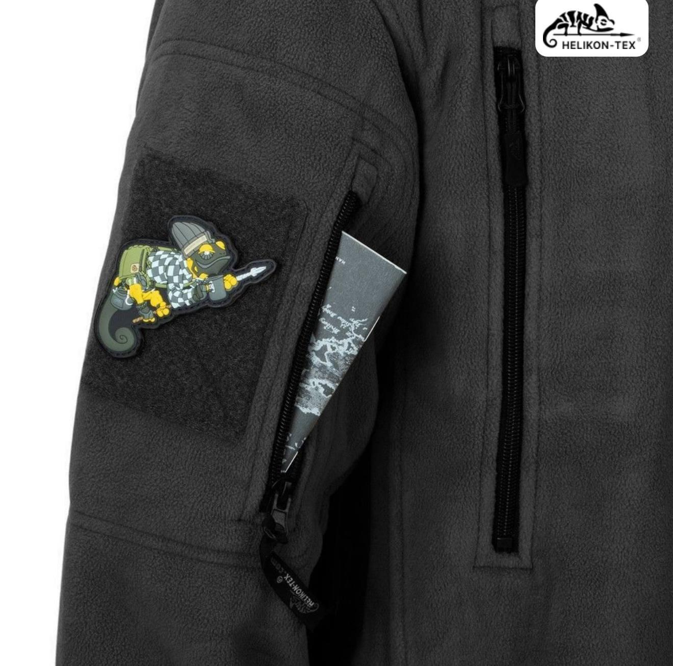 Флісова кофта Helikon Patriot Black 390 г/ M7)