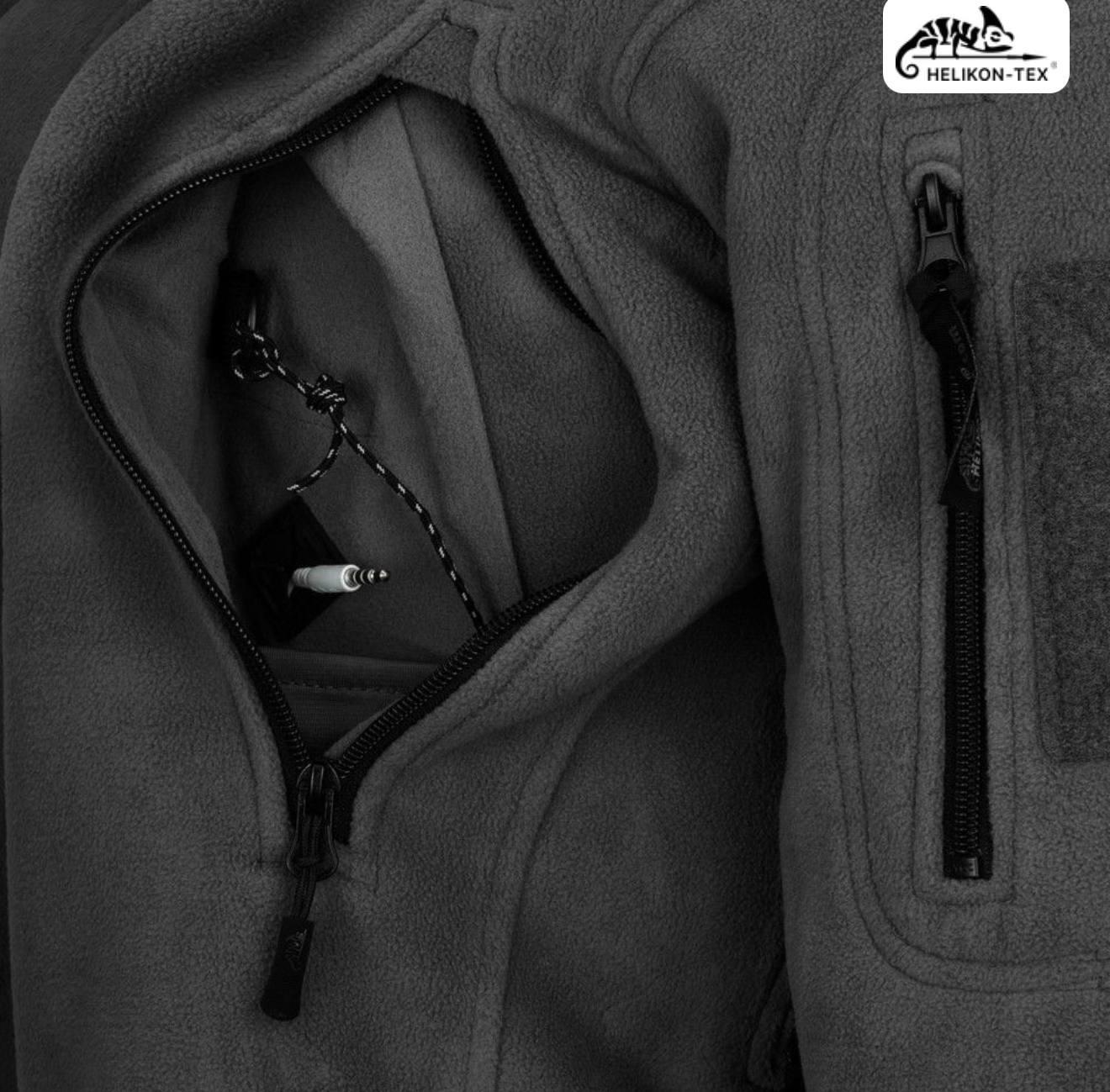 Флісова кофта Helikon Patriot Black 390 г/ M7)