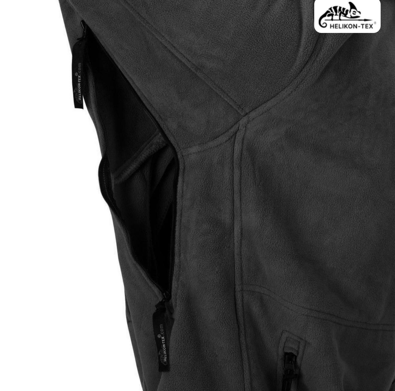 Флісова кофта Helikon Patriot Black 390 г/ M7)