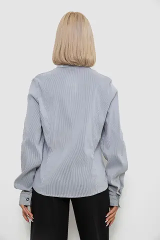 Сорочка класична в смужку, колір сірий, 230R641-1