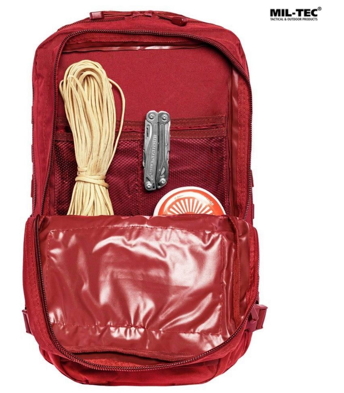 Mil-Tec Assault Pack Large 36L Tactical Backpack Red