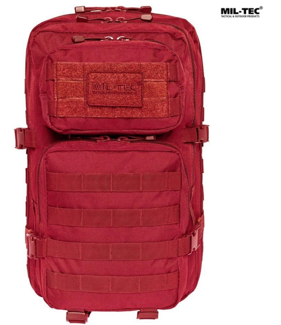 Mil-Tec Assault Pack Large 36L Tactical Backpack Red