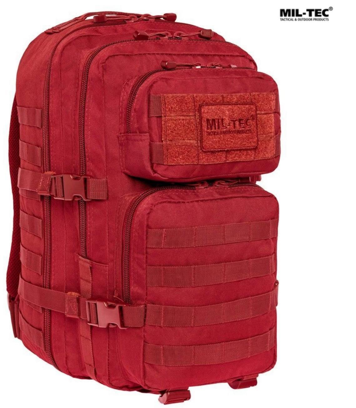 Mil-Tec Assault Pack Large 36L Tactical Backpack Red