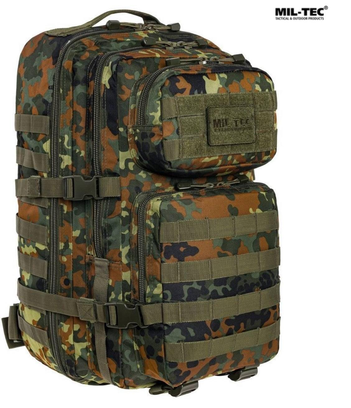 Tactical Backpack Mil-Tec Assault Pack Large 36 L Flecktarn