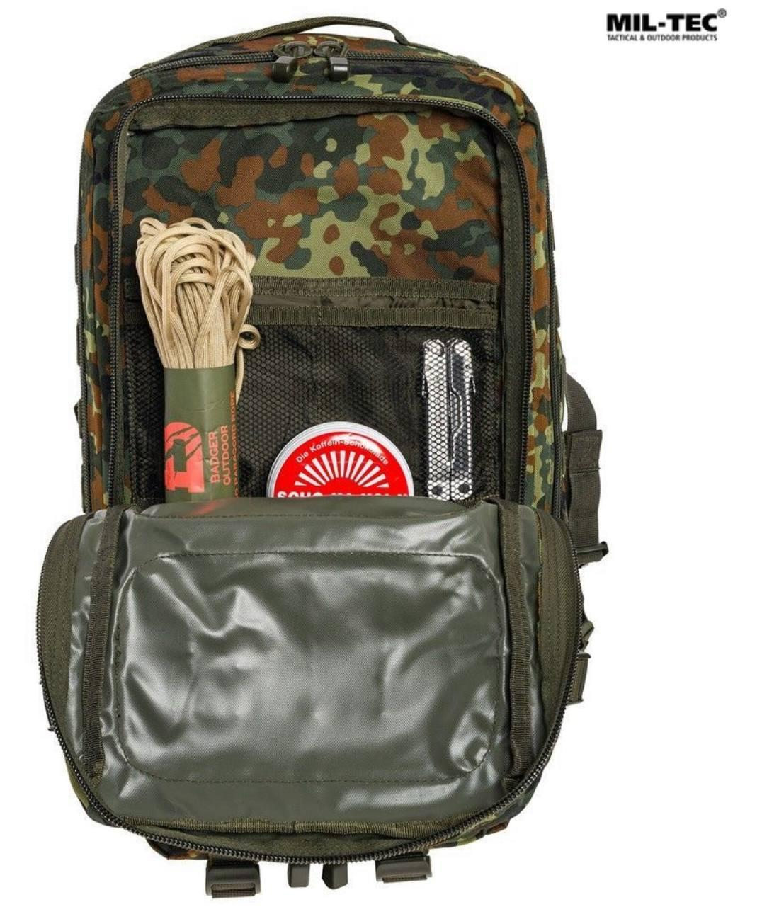 Tactical Backpack Mil-Tec Assault Pack Large 36 L Flecktarn