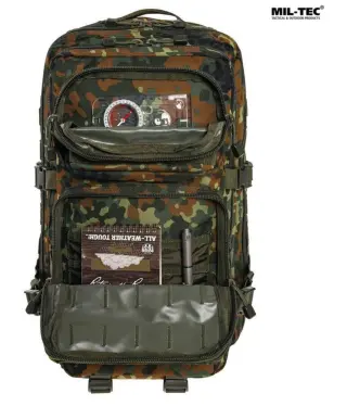 Тактичний рюкзак Mil-Tec Assault Pack Large 36 л Flecktarn