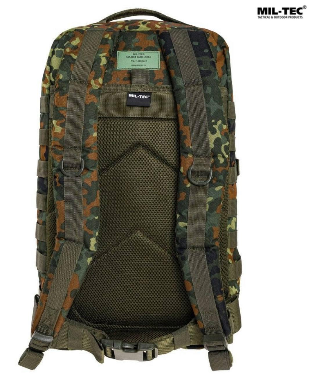 Tactical Backpack Mil-Tec Assault Pack Large 36 L Flecktarn