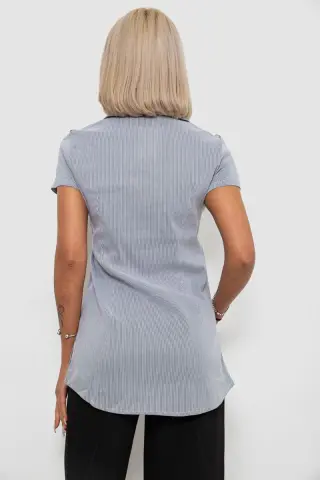 Сорочка-туніка в смужку, колір сірий, 230R665