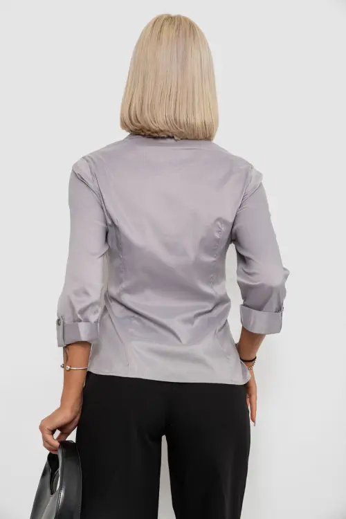 Сорочка класична в смужку, колір сірий, 230R645