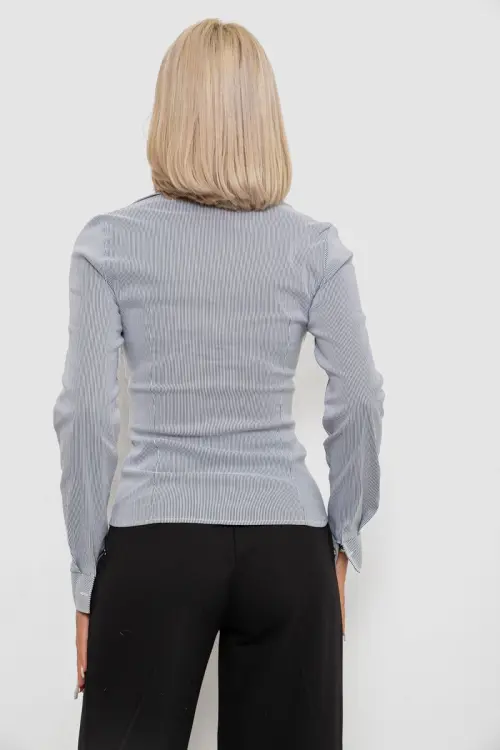 Сорочка класична в смужку, колір сірий, 230R644-1