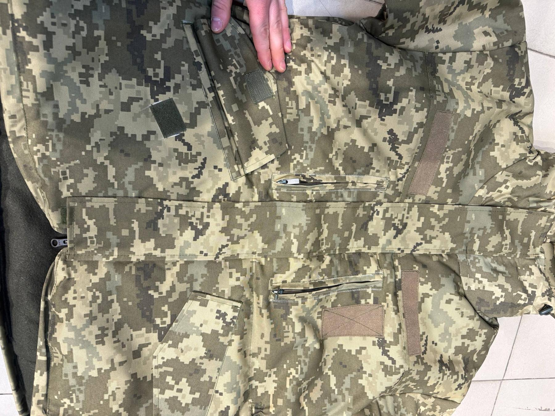 Костюм Горка зимовий Піксель На Щільному Флісі