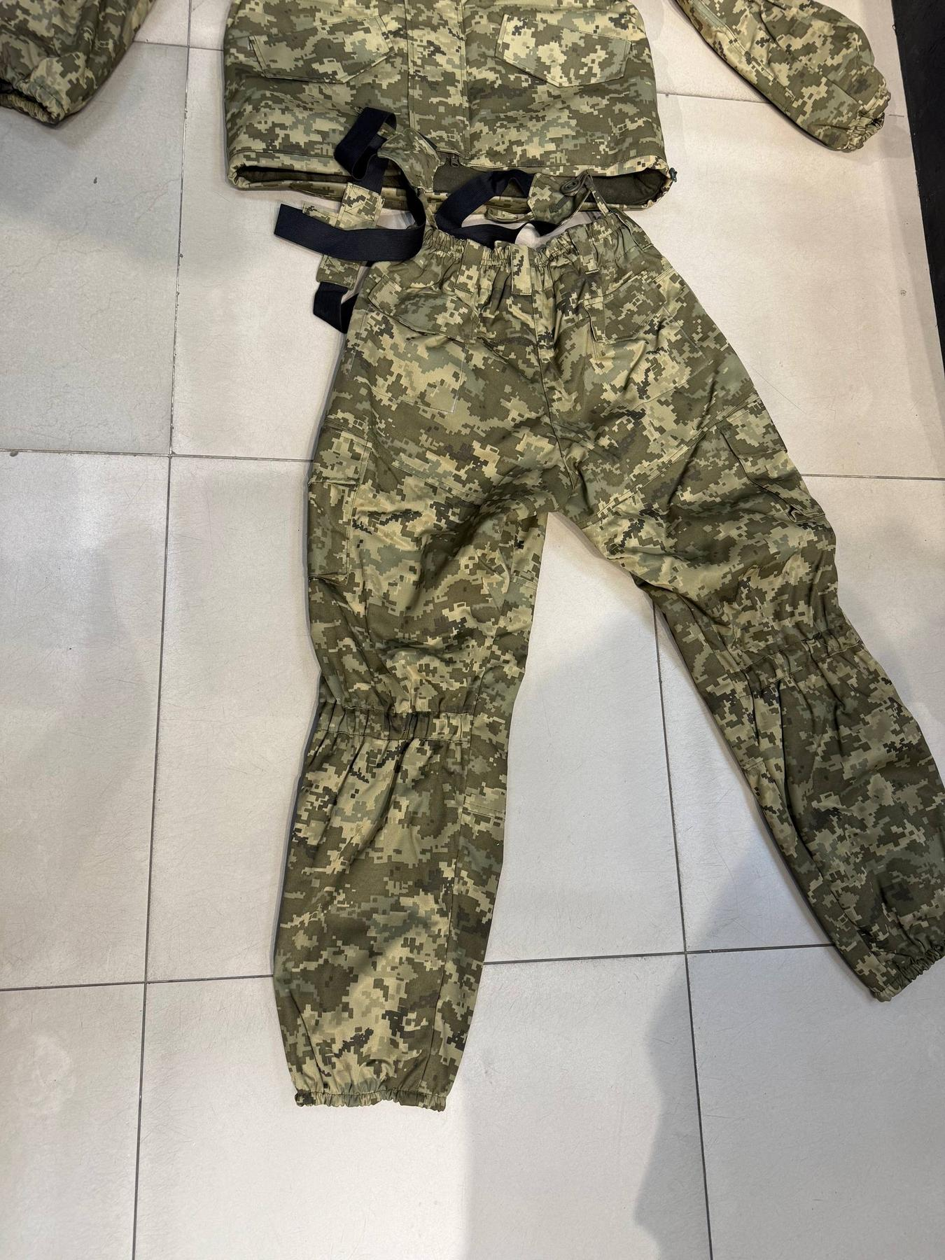 Костюм Горка зимовий Піксель На Щільному Флісі