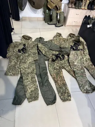 Костюм Горка зимовий Піксель На Щільному Флісі