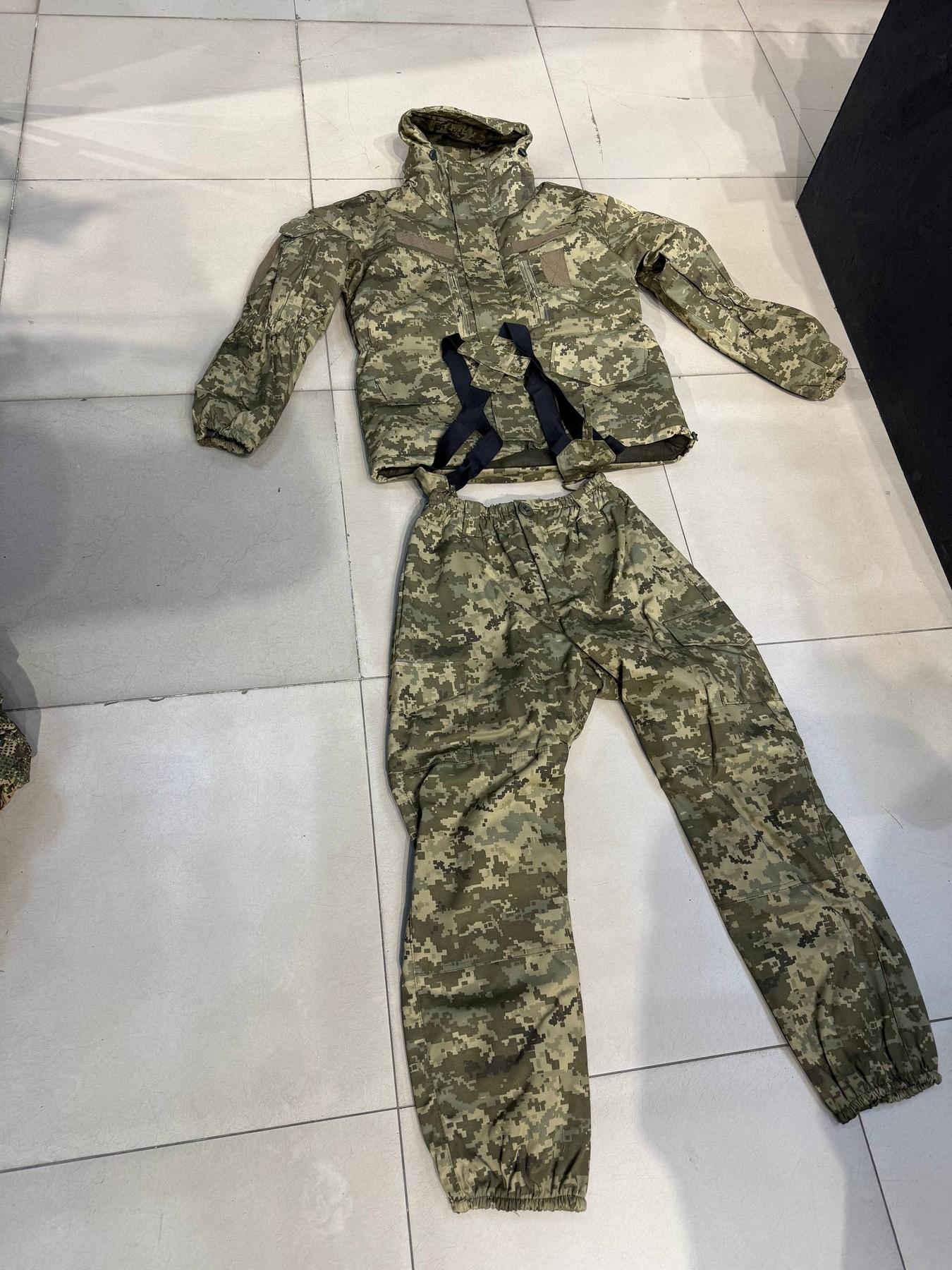 Костюм Горка зимовий Піксель На Щільному Флісі