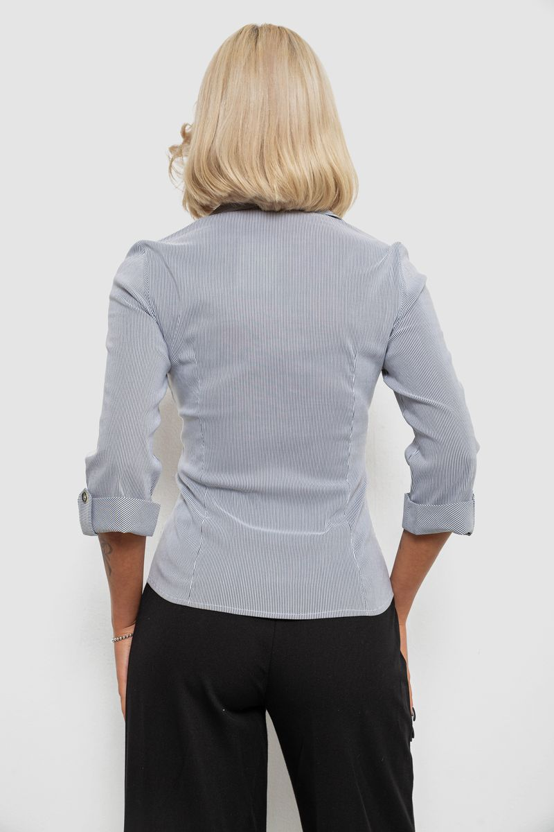 Сорочка класична в смужку, колір сірий, 230R645-1