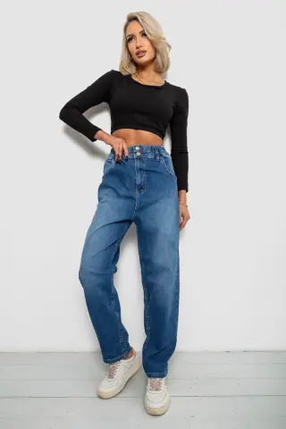Джинси жіночі Skinny, колір синій, 244R00055