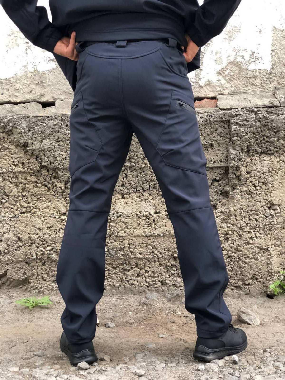 Штани Soft Shell Сині Viking 2.0 Поселений матеріал та нитка
