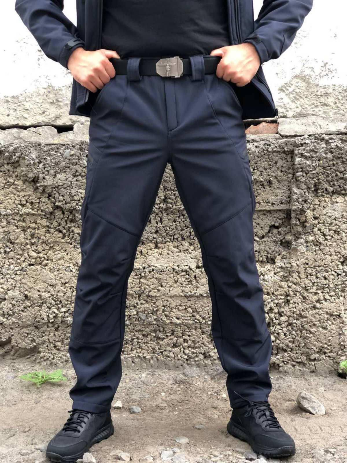 Штани Soft Shell Сині Viking 2.0 Поселений матеріал та нитка