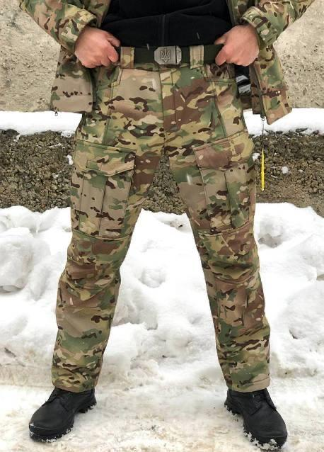 Зимові штани Мультикам Soft Shell Viking Блискавка по довжині