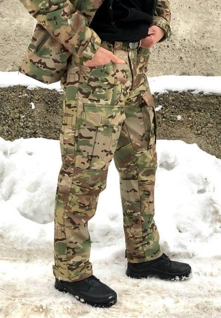 Зимові штани Мультикам Soft Shell Viking Блискавка по довжині