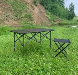 Складаний кемпінговий стіл PROFICAMP TRAVELLER 120 × 55 см регульована висота 50–80 см