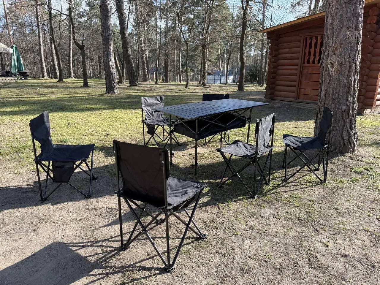 Кемпинговый набор мебели PROFICAMP TRAVELLER Стол + 4 складных стула + отдельные чехлы