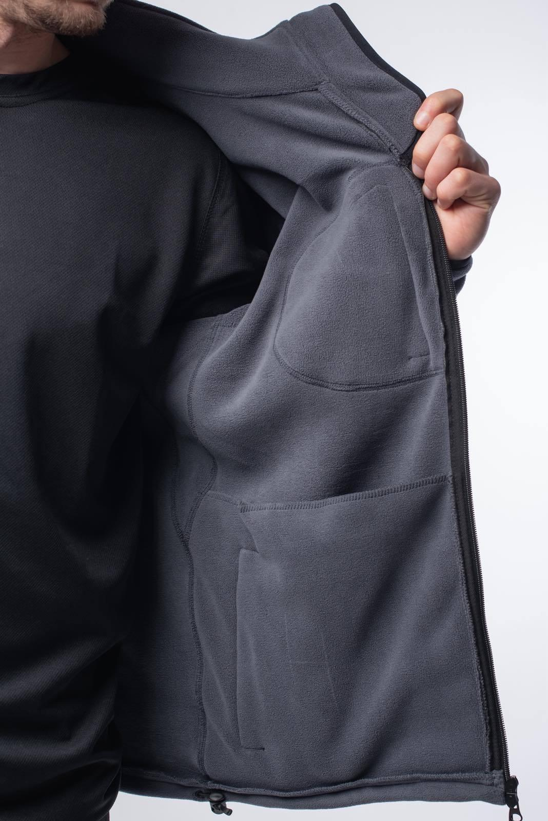Кофта Polartec Серая Military