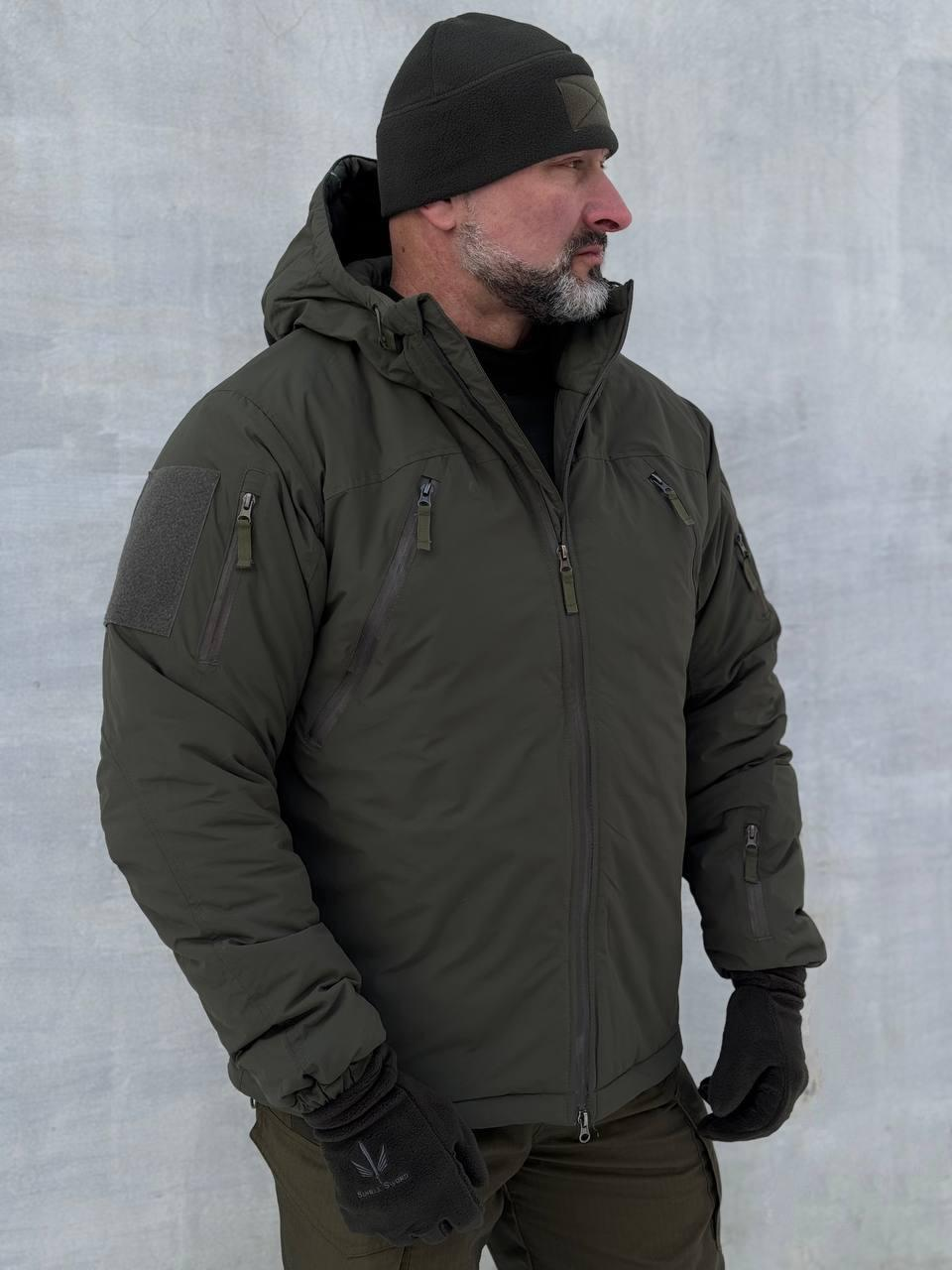 Tactical Winter Jacket Call Dragon Olive Level 7