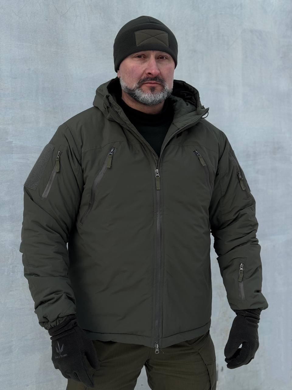 Tactical Winter Jacket Call Dragon Olive Level 7