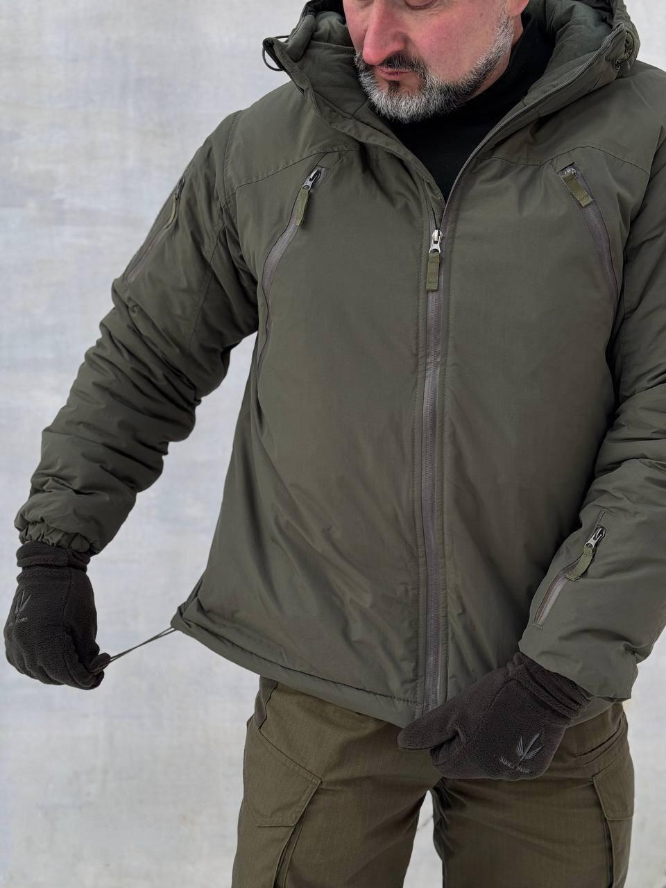 Tactical Winter Jacket Call Dragon Olive Level 7