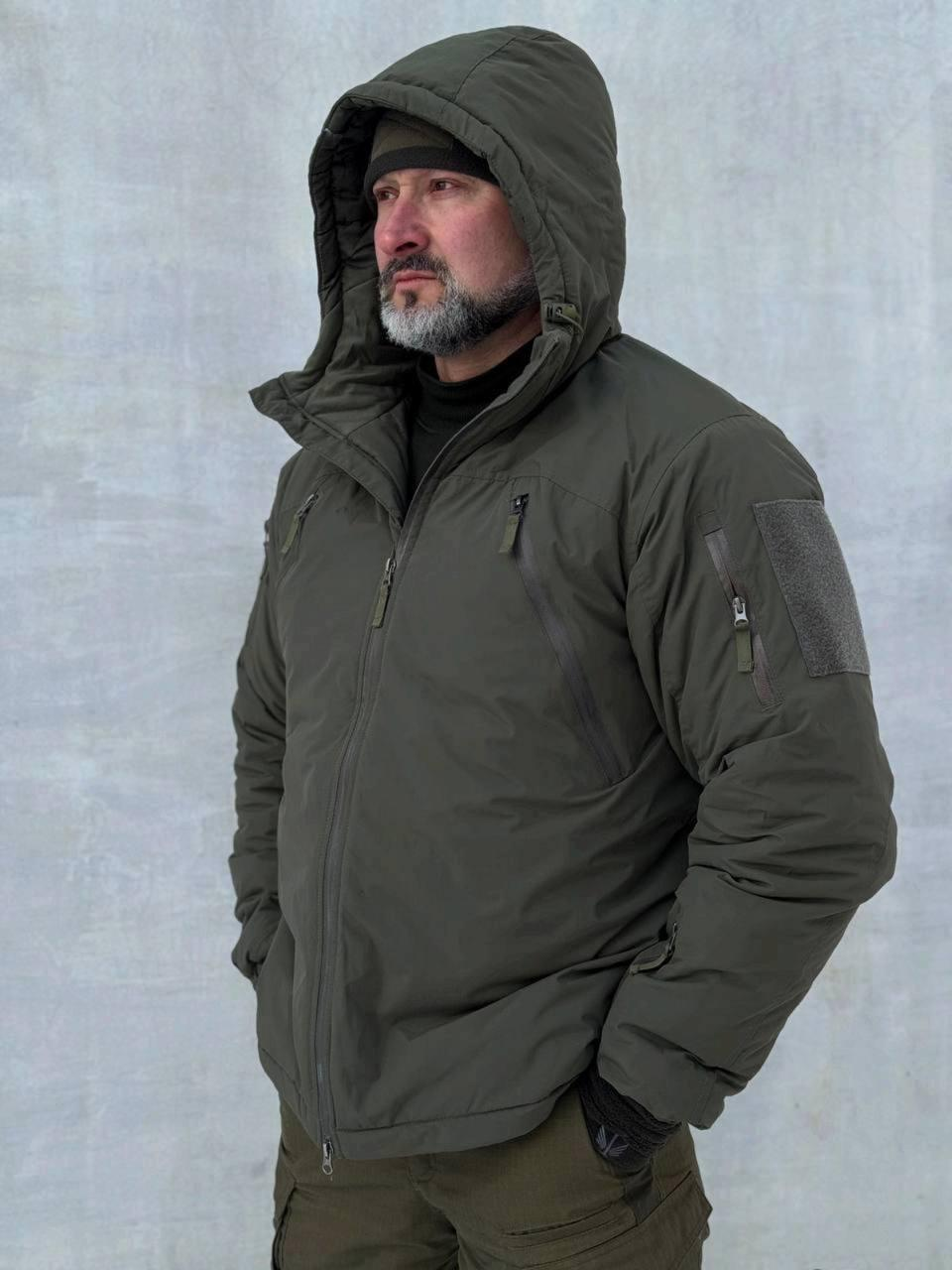 Tactical Winter Jacket Call Dragon Olive Level 7