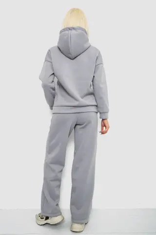 Спортивний костюм жіночий на флісі, колір сірий, 257R87