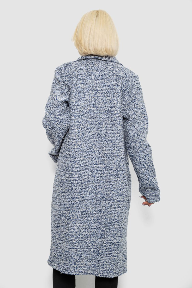 Пальто жіноче без підкладки, колір синій, 257R99