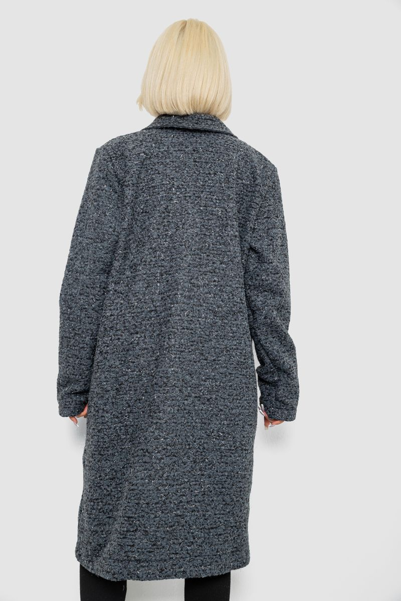 Пальто жіноче без підкладки, колір сірий, 257R99