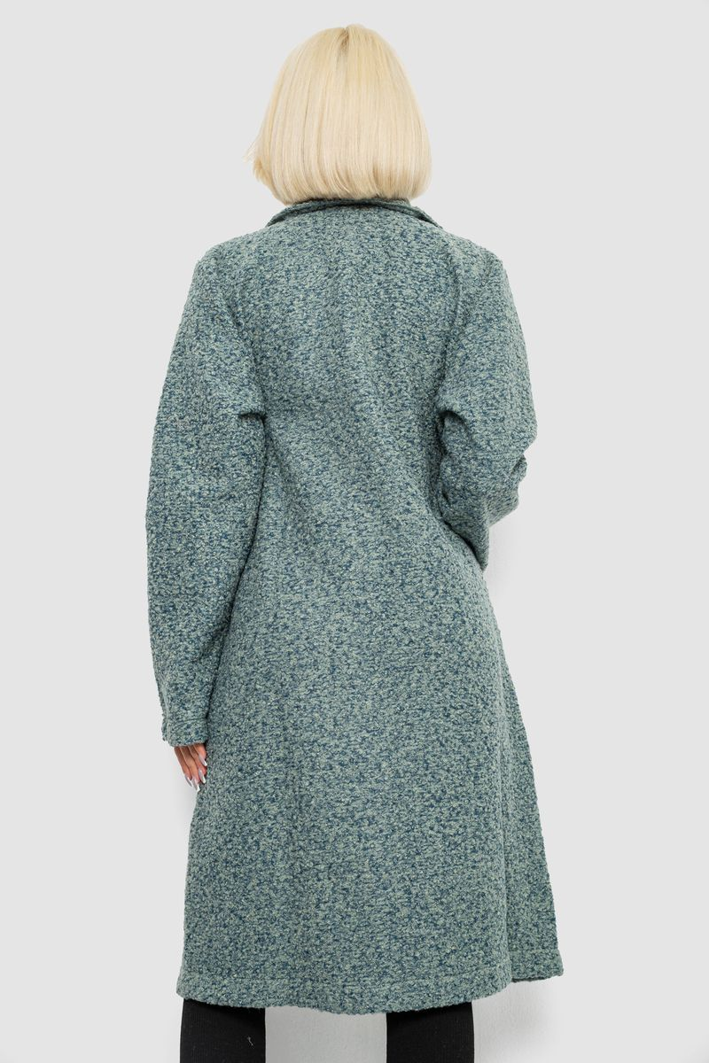 Пальто жіноче без підкладки, колір оливковий, 257R99