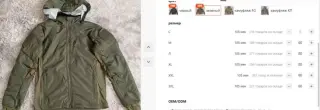 Куртка YINREN з еластичними вставками олива Полегшена