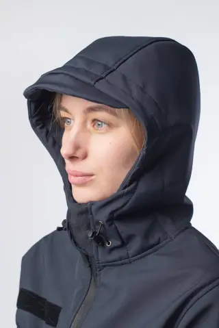 Куртка жіноча Синя Soft Shell Military Lady ДСНС