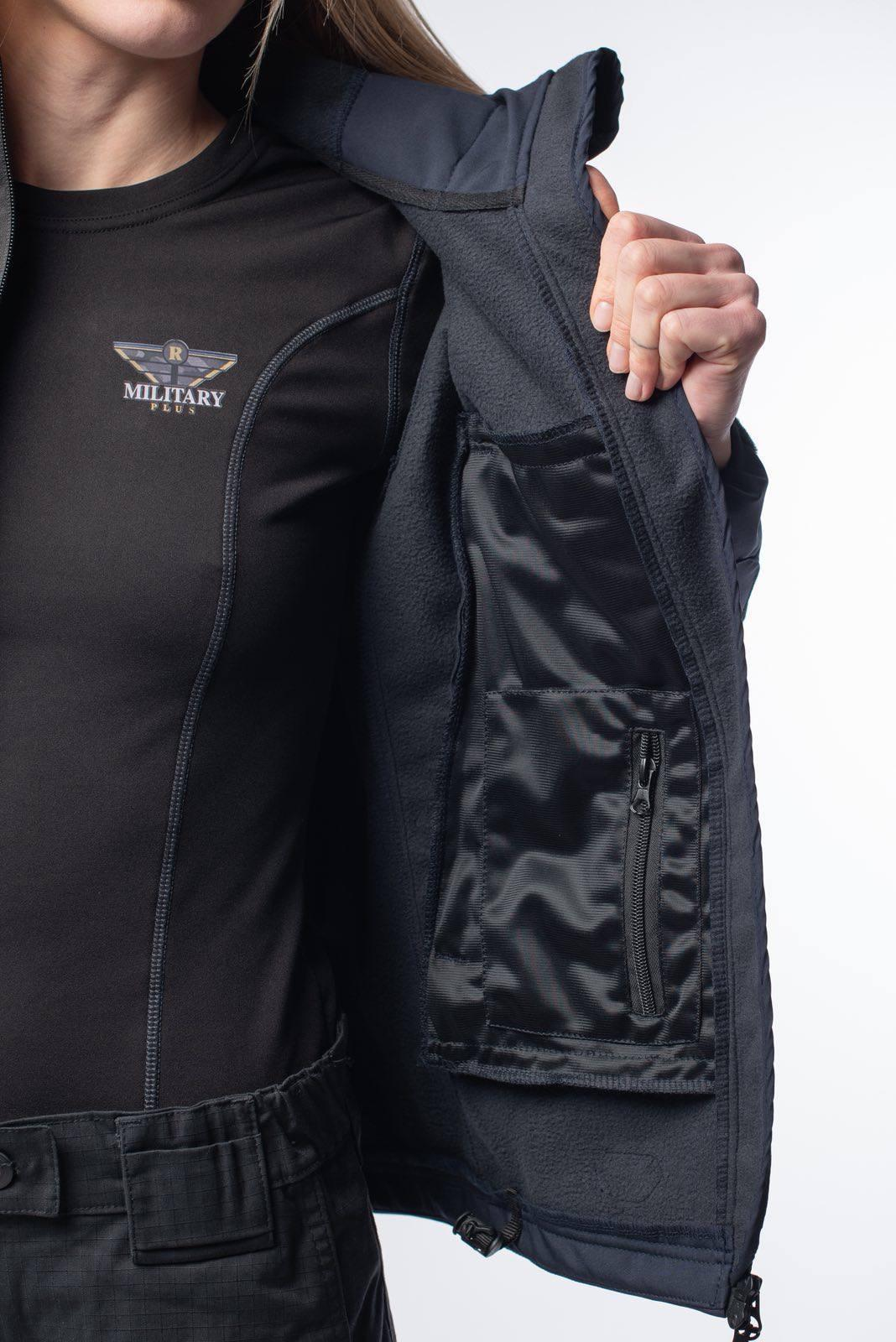 Куртка женская Синяя Soft Shell Military Lady ГСЧС