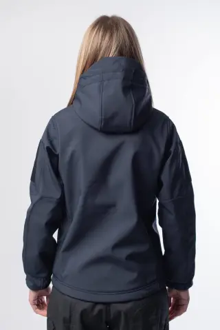 Куртка жіноча Синя Soft Shell Military Lady ДСНС