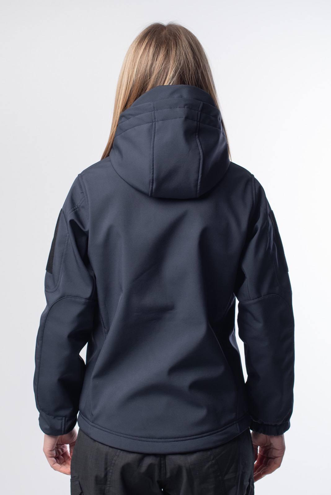 Куртка женская Синяя Soft Shell Military Lady ГСЧС