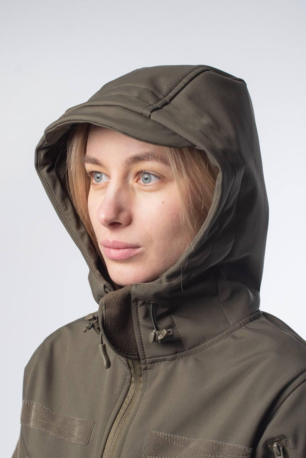 Куртка жіноча Олива Soft Shell Military Lady