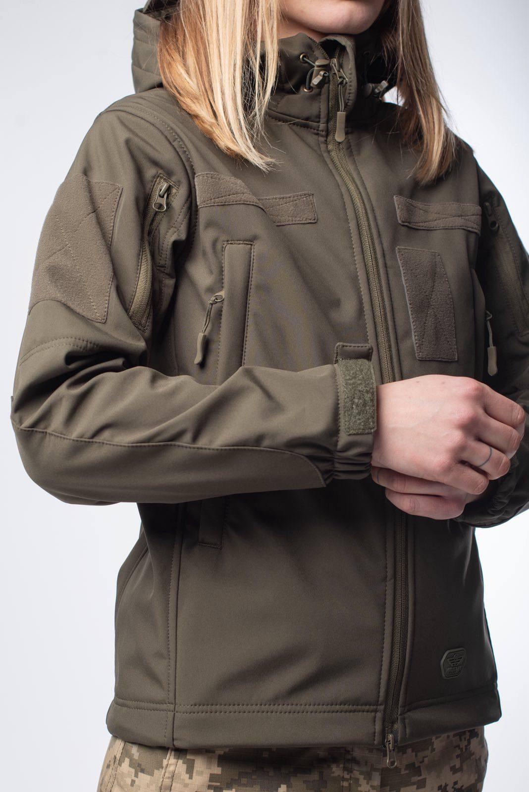 Куртка жіноча Олива Soft Shell Military Lady