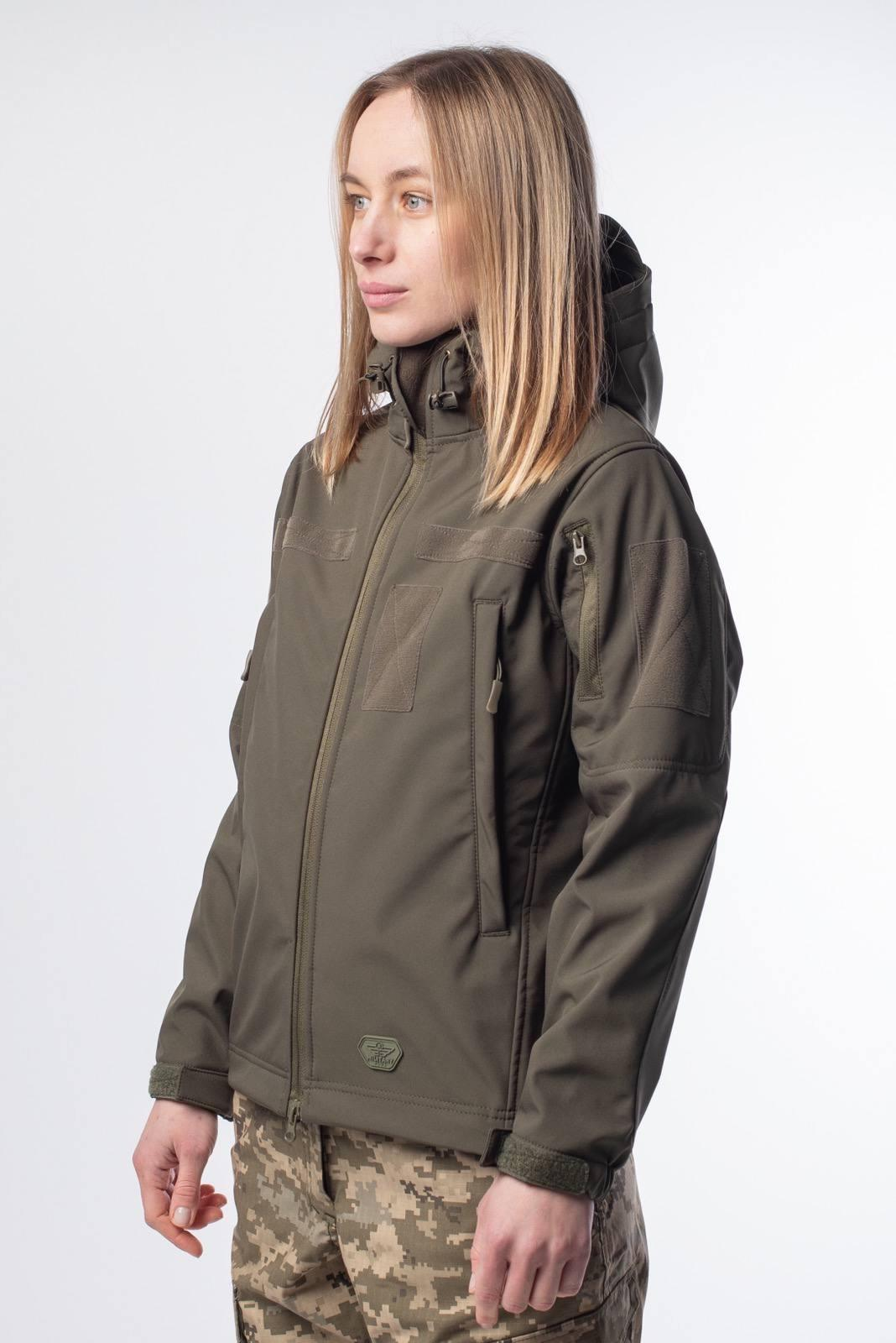 Куртка жіноча Олива Soft Shell Military Lady