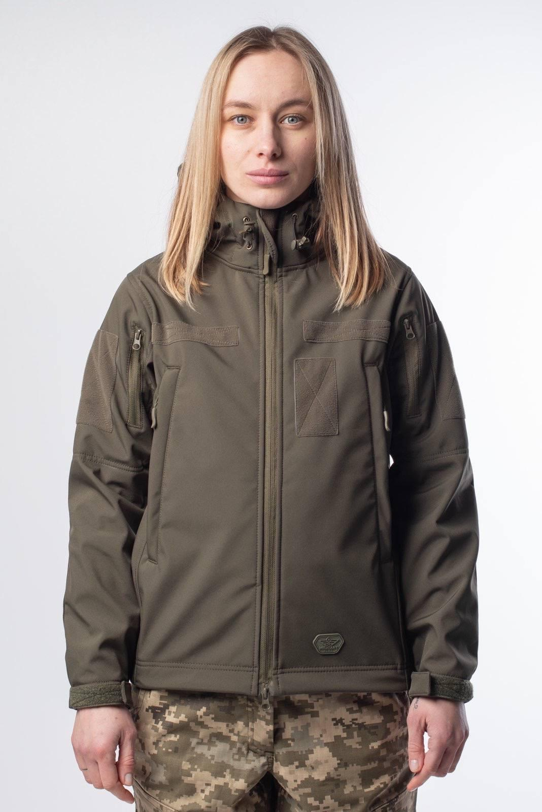 Куртка жіноча Олива Soft Shell Military Lady