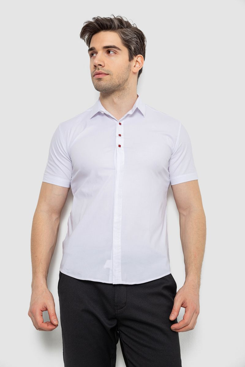 Сорочка чоловіча, колір білий, 214R7001