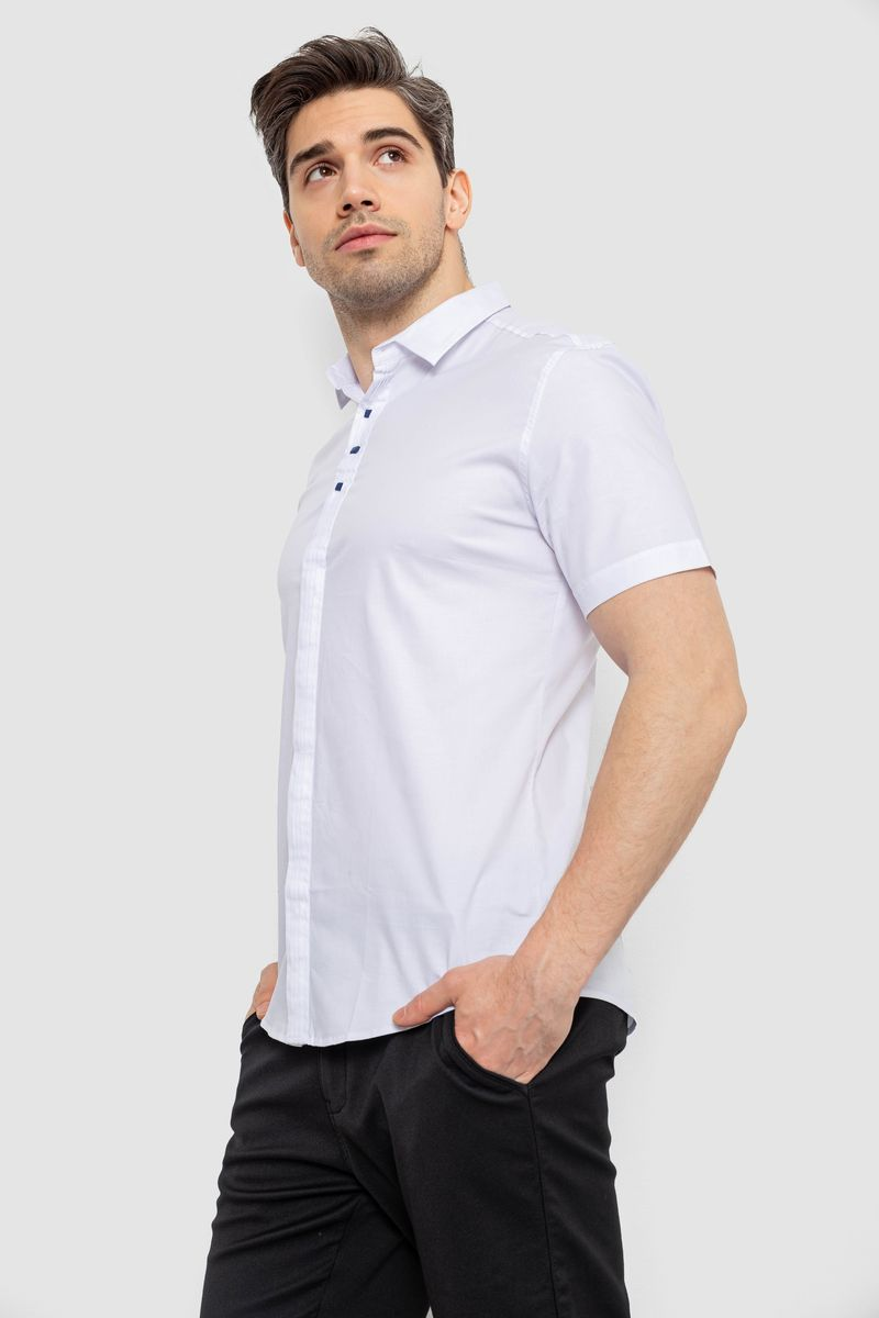 Сорочка чоловіча, колір біло-синій, 214R7001