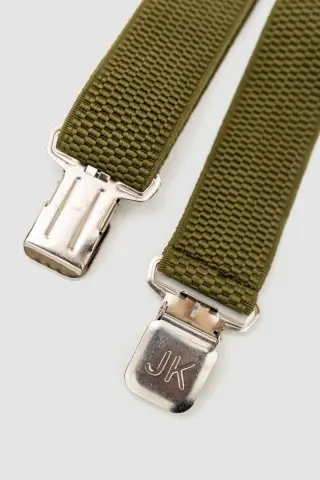 Підтяжки чоловічі 196R40Y14, колір хакі, 196R40Y14-1