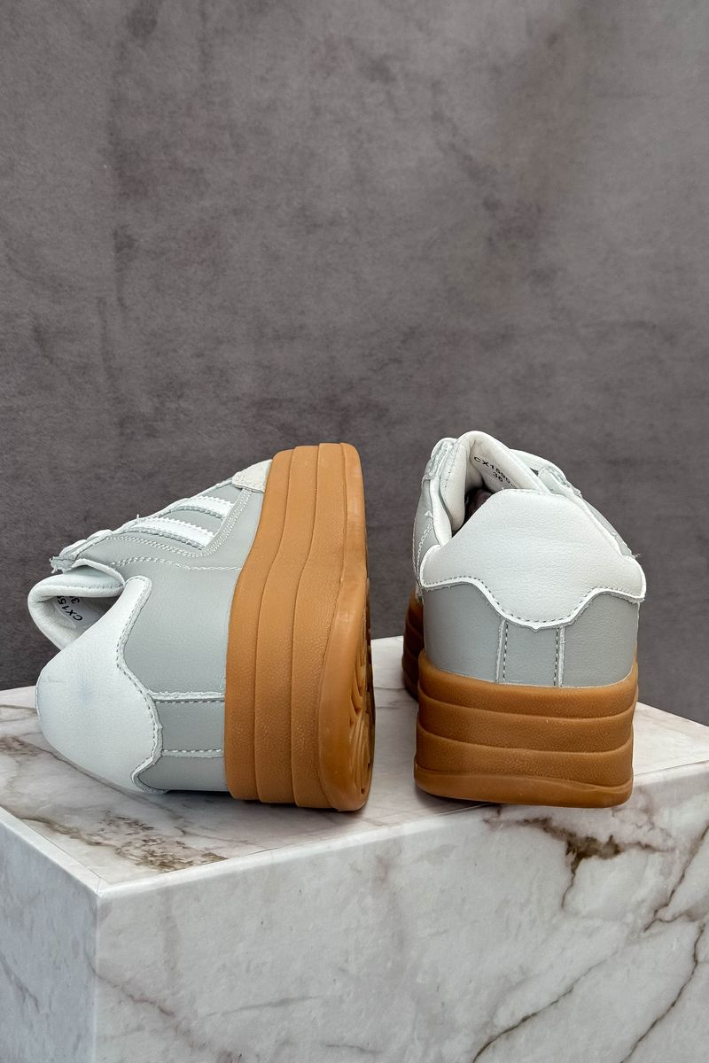 Кросівки жіночі демісезонні, колір сірий, 248RCX1590